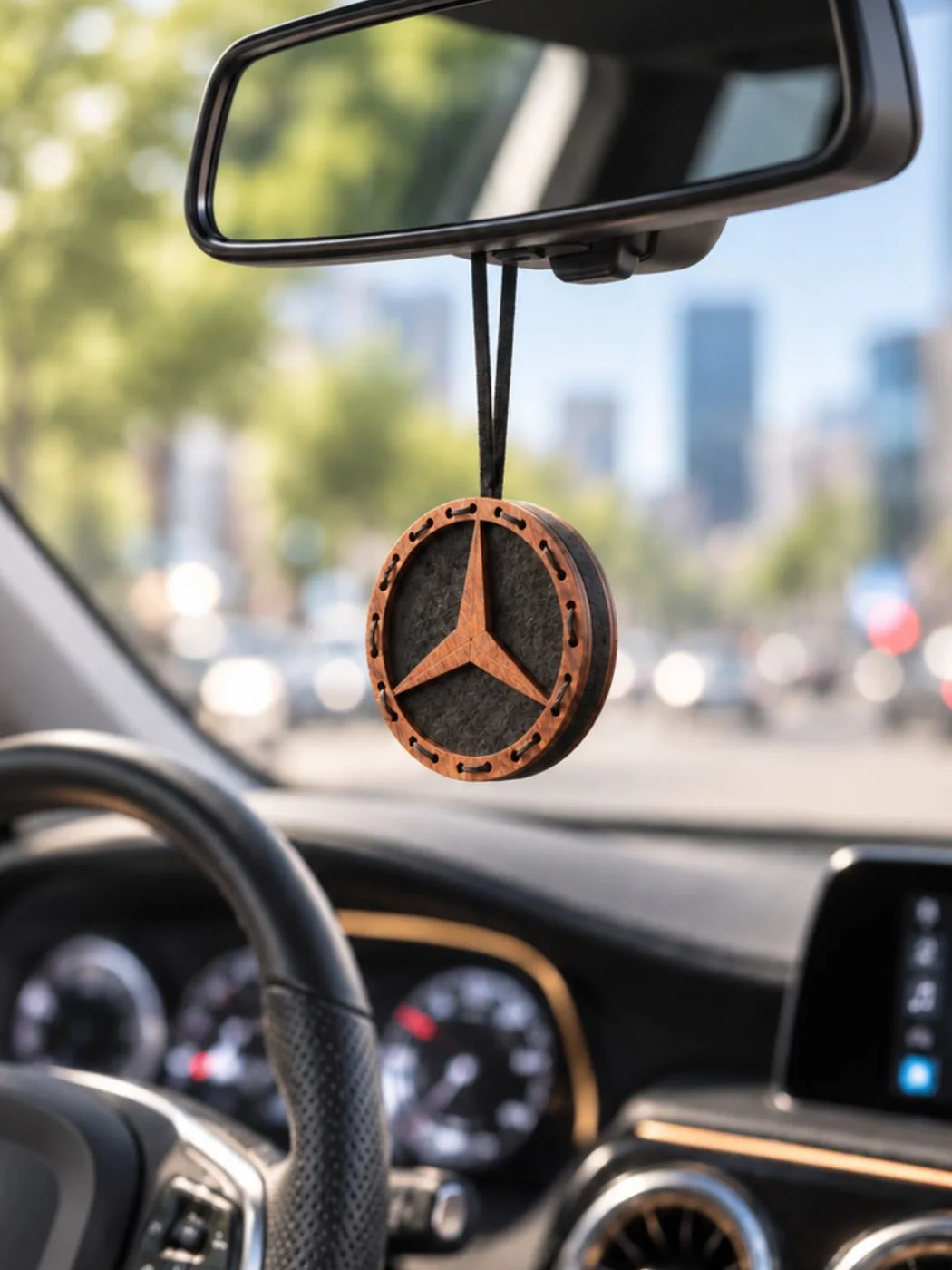 Pakabinamas automobilio kvapas su jūsų automobilio markės logotipu Pakabinamas automobilio kvapas su jūsų automobilio markės logotipu
