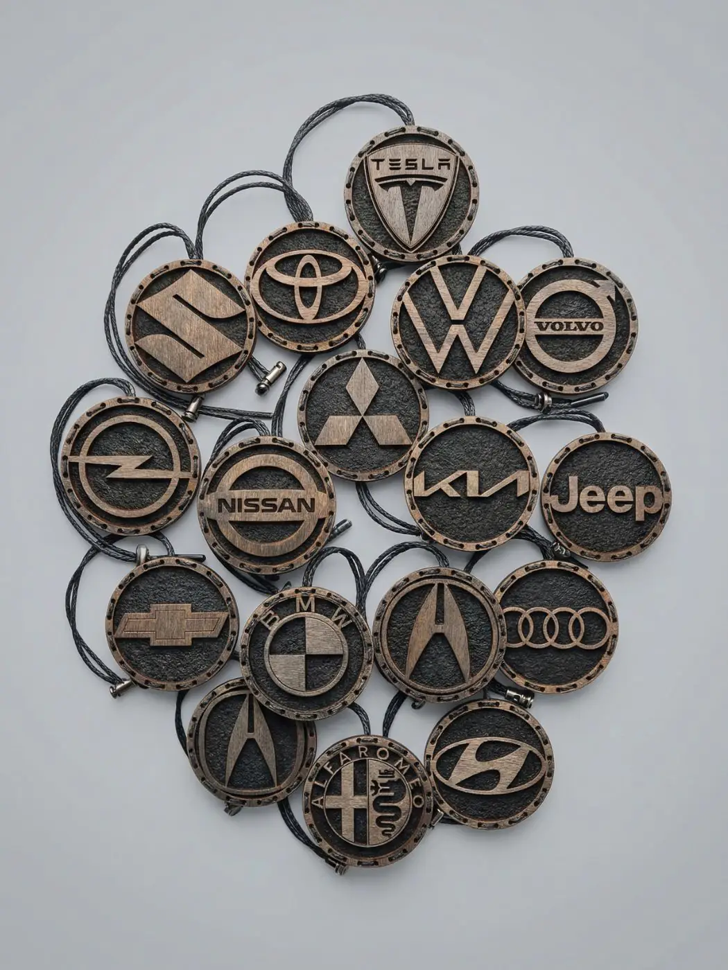 Pakabinamas automobilio kvapas su jūsų automobilio markės logotipu Pakabinamas automobilio kvapas su jūsų automobilio markės logotipu