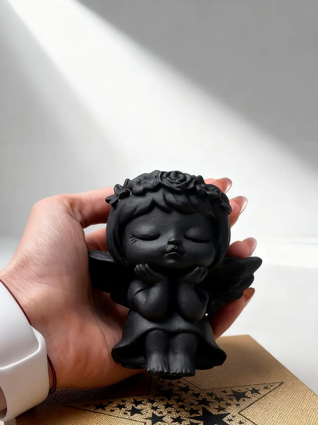 Kvapnioji žvakė „Angeliukas“, gipsinė figūrėlė (40g) Kvapnioji žvakė „Angeliukas“, gipsinė figūrėlė (40g)