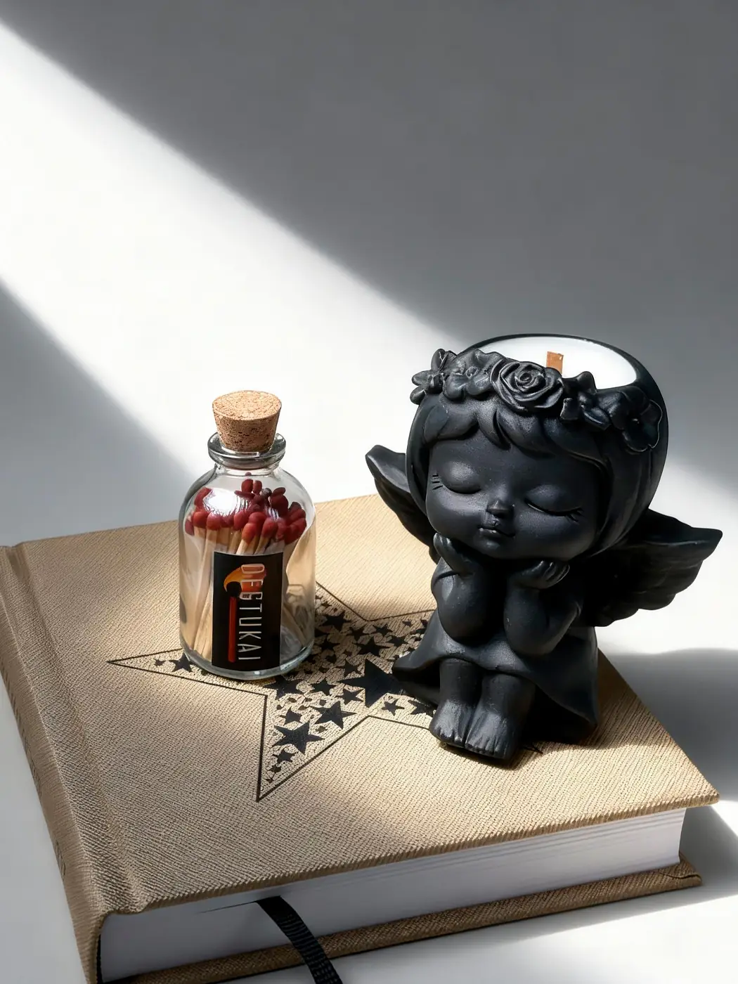 Kvapnioji žvakė „Angeliukas“, gipsinė figūrėlė (40g) Kvapnioji žvakė „Angeliukas“, gipsinė figūrėlė (40g)