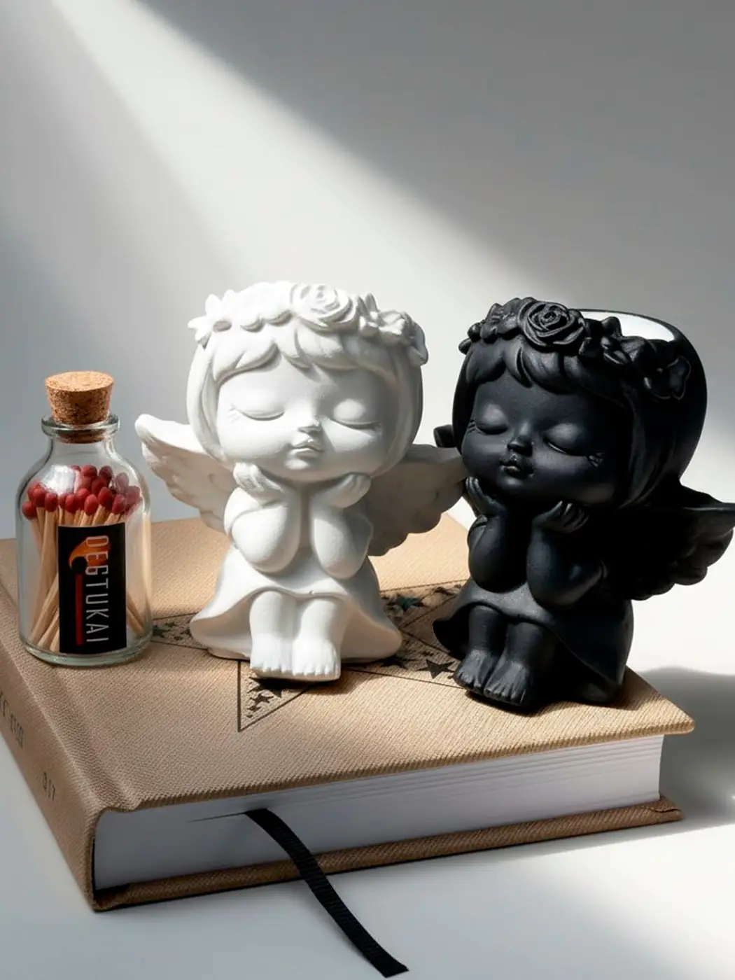 Kvapnioji žvakė „Angeliukas“, gipsinė figūrėlė (40g) Kvapnioji žvakė „Angeliukas“, gipsinė figūrėlė (40g)